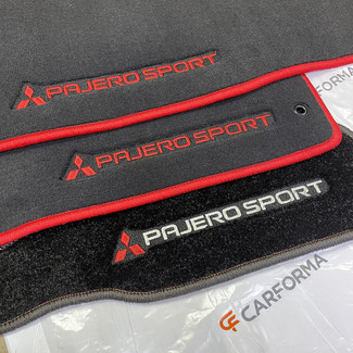 Ворсовые коврики на Mitsubishi Pajero Sport II 2008 - 2017 в Брянске