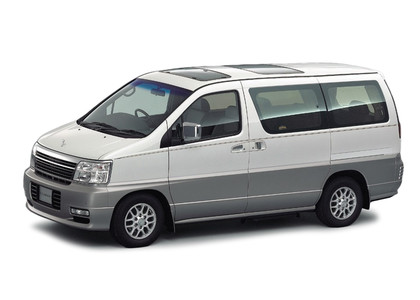 Ворсовые коврики на Nissan Elgrand (E50) 1997 - 2002 в Брянске