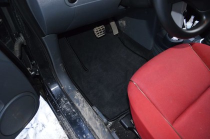 Ворсовые коврики на Mitsubishi Colt VI 2002 - 2012 в Брянске