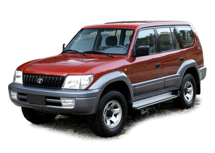 Ворсовые коврики на Toyota Land Cruiser Prado 95 1996 - 2002 в Брянске