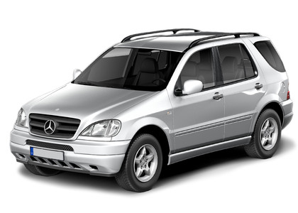 Ворсовые коврики на Mercedes ML (W163) 1997 - 2005 в Брянске