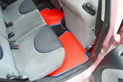 Ворсовые коврики на Honda Fit I 2001 - 2007 в Брянске