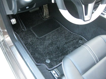 Ворсовые коврики на Mercedes C (W204) 2007 - 2015 в Брянске