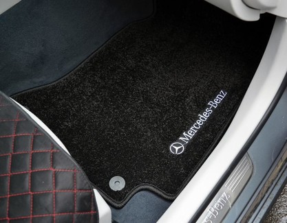 Ворсовые коврики на Mercedes C (W205) 2014 - 2023 в Брянске