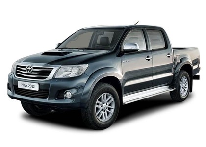 Ворсовые коврики на Toyota Hilux VII 2008 - 2015 в Брянске